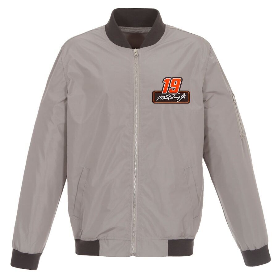 Martin Truex Jr JH Design Lightweight Nylon Bomber Jacket.jpeg